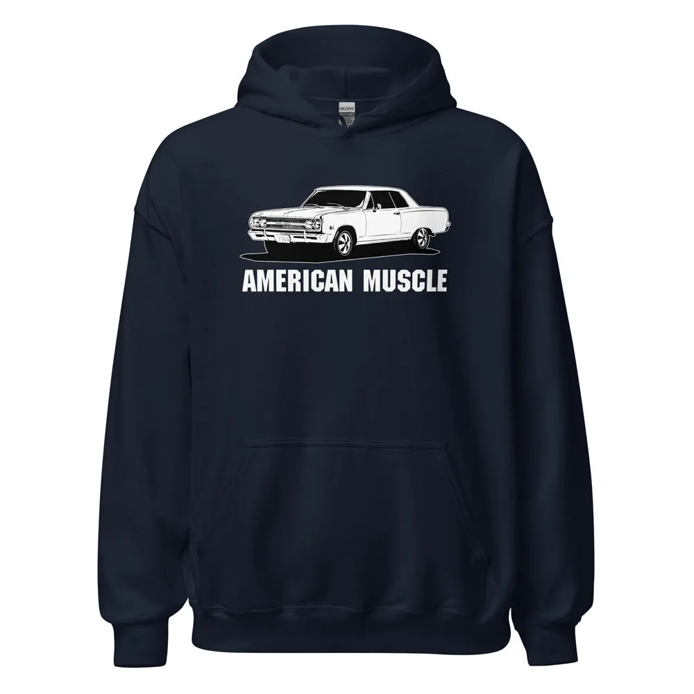 1965 Chevelle Hoodie, American Muscle Car Sweatshirt