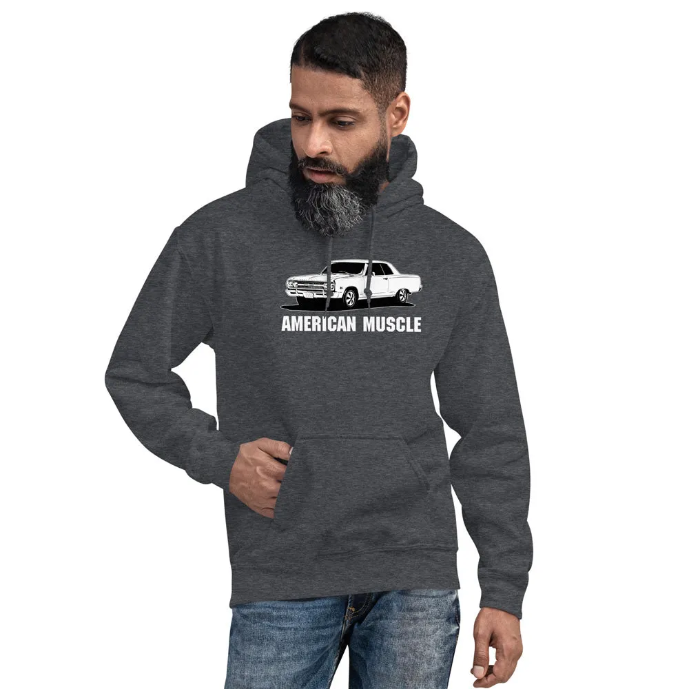 1965 Chevelle Hoodie, American Muscle Car Sweatshirt