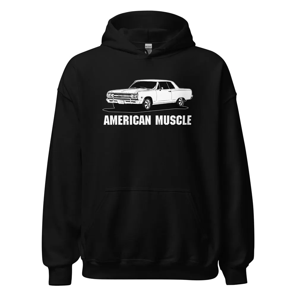 1965 Chevelle Hoodie, American Muscle Car Sweatshirt