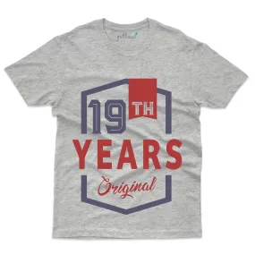 19th Years Orrginal T-Shirt - 19th Birthday Collection