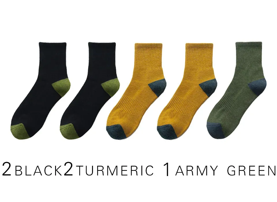 2021 New Japanese Harajuku Socks Winter Warm Men&#39;S Socks Thicke Terry Breathable High Quality Ca