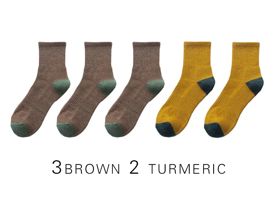 2021 New Japanese Harajuku Socks Winter Warm Men&#39;S Socks Thicke Terry Breathable High Quality Ca