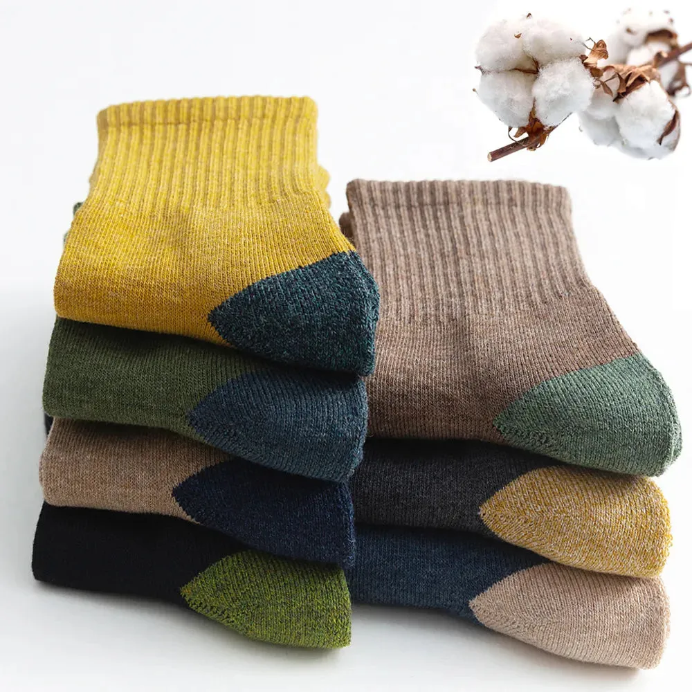 2021 New Japanese Harajuku Socks Winter Warm Men&#39;S Socks Thicke Terry Breathable High Quality Ca