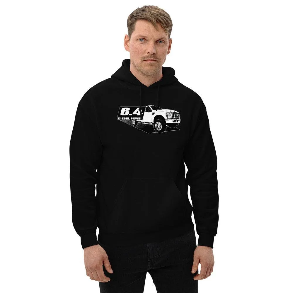 6.4 Powerstroke Hoodie Power Stroke Sweatshirt With Truck