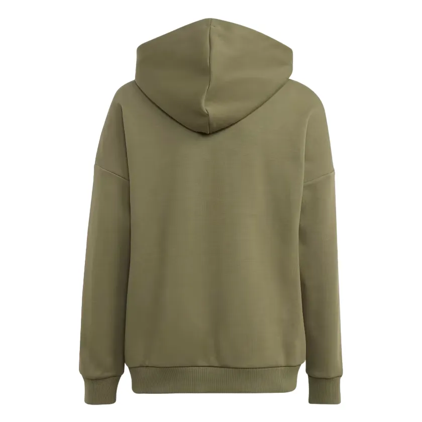 Adidas Originals Future logo boys hoodie IM0076 olive green black