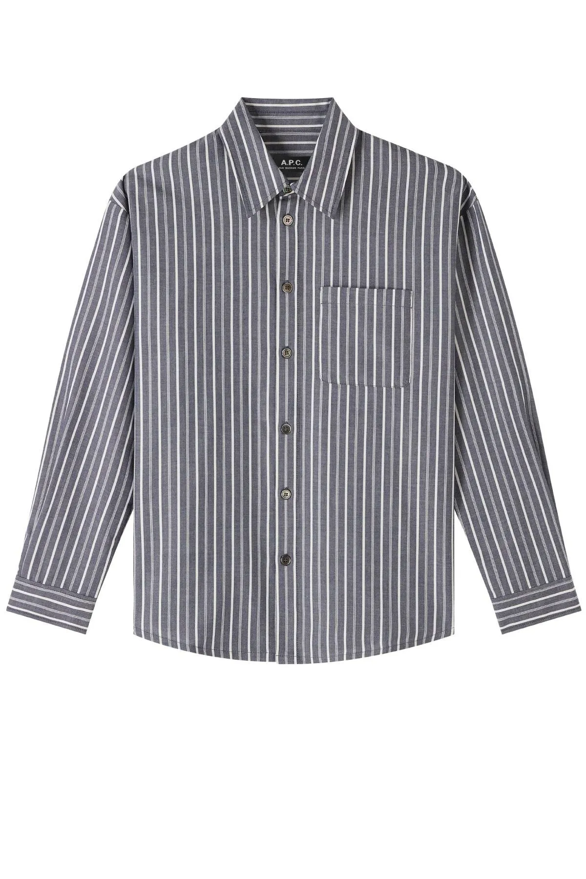 A.P.C. Boyfriend Shirt - Blue