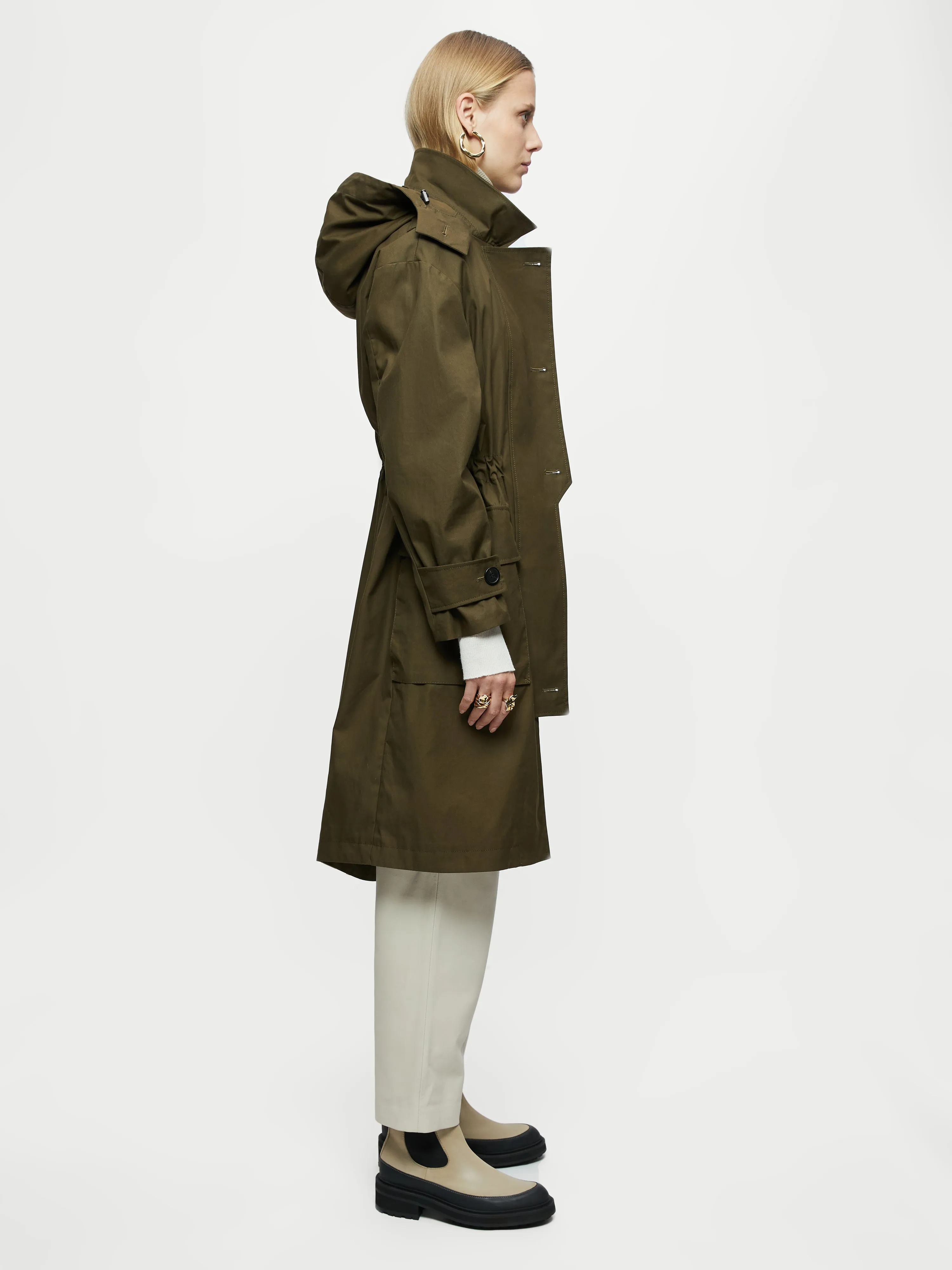 Arden Shell Parka | Khaki