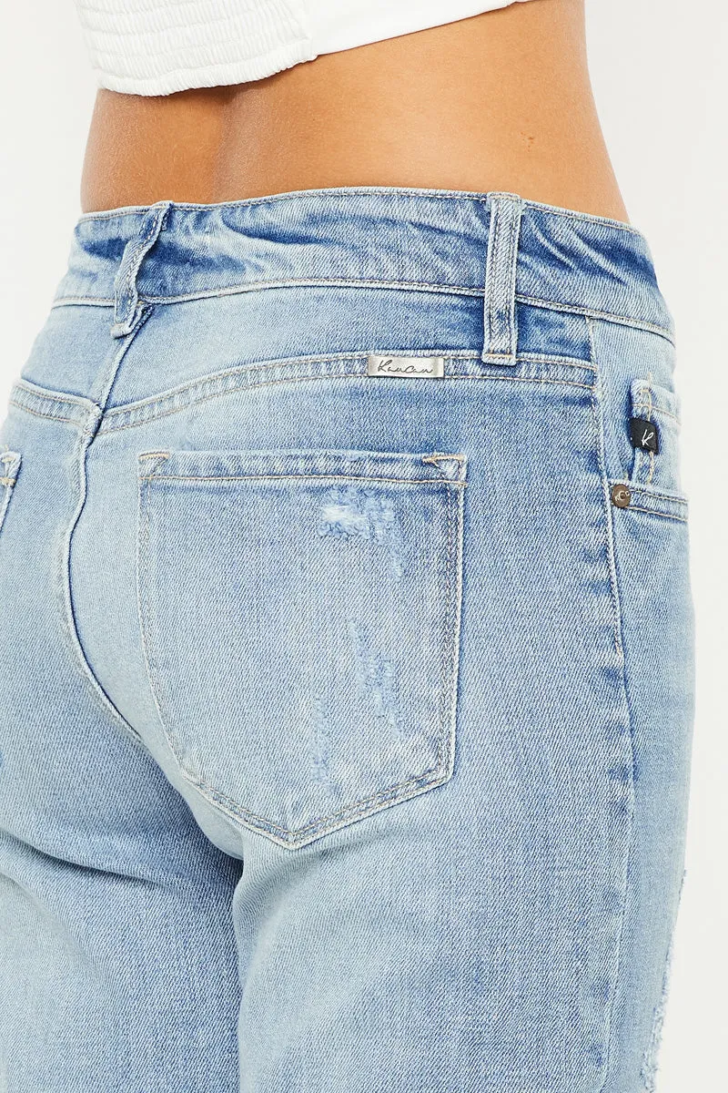 Aries Mid Rise Boyfriend Jeans