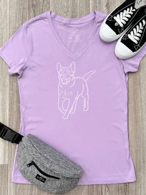 Australian Cattle Dog Emma V-Neck Tee