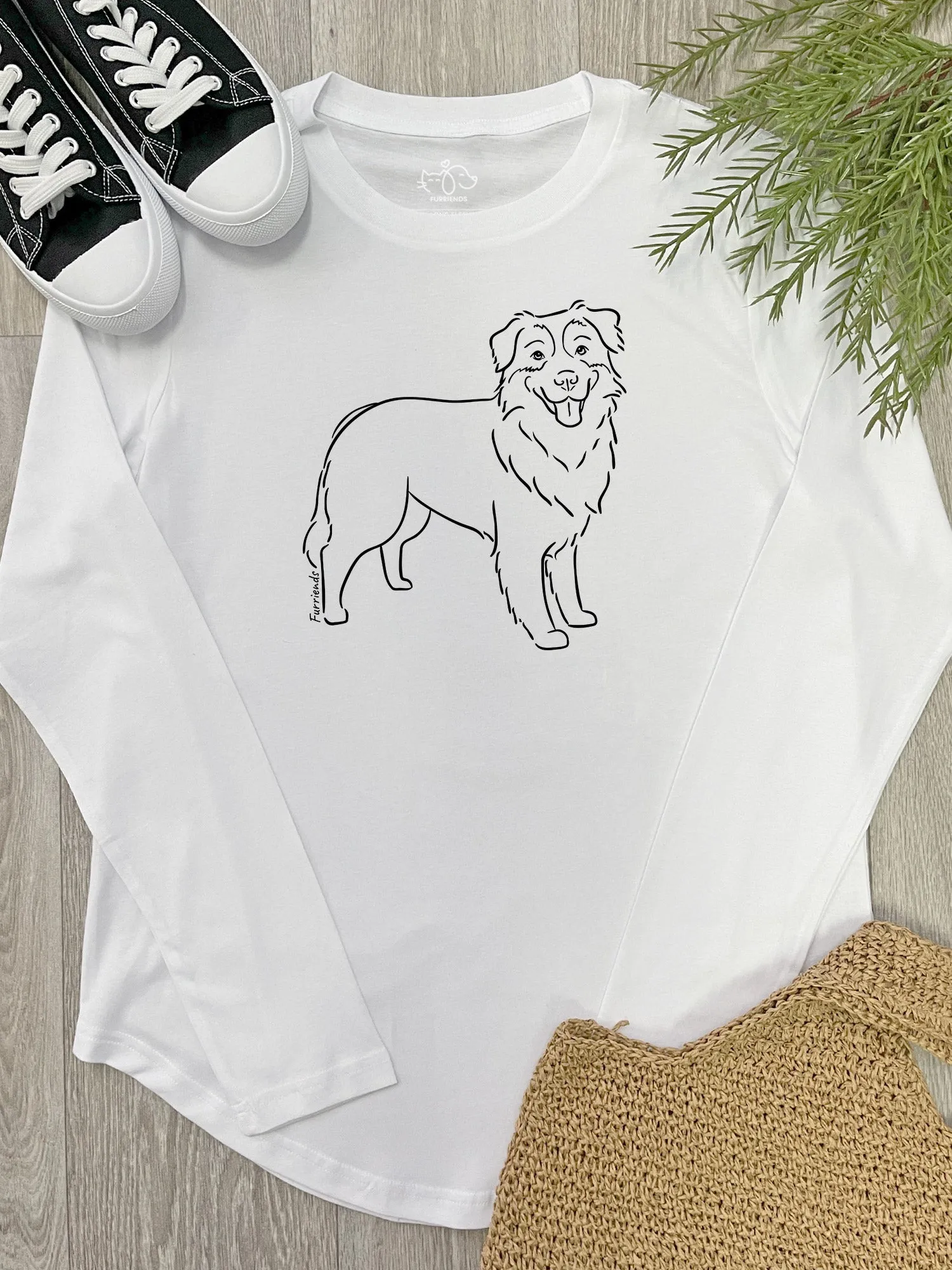 Australian Shepherd Olivia Long Sleeve Tee