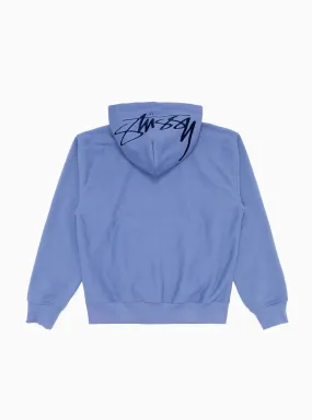 Back Hood Logo Hoodie Storm Blue