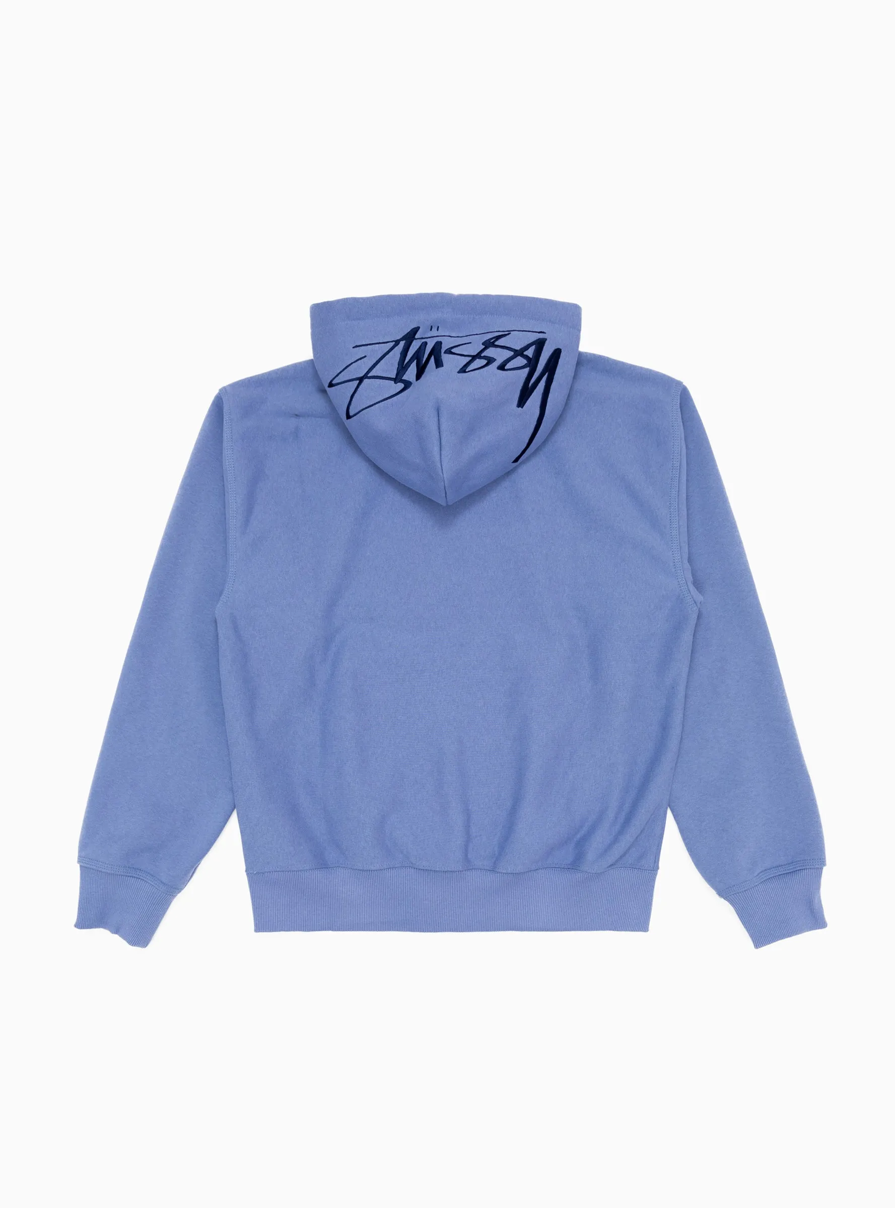 Back Hood Logo Hoodie Storm Blue