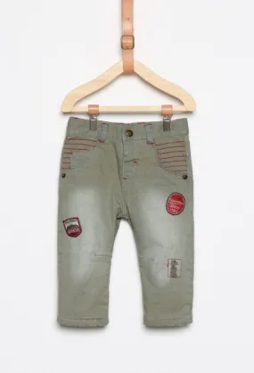 Boboli  Trousers - Grey Denim