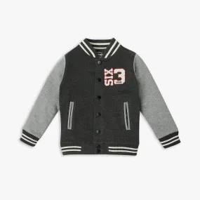 Boy's Regular Fit Graphic Jacket