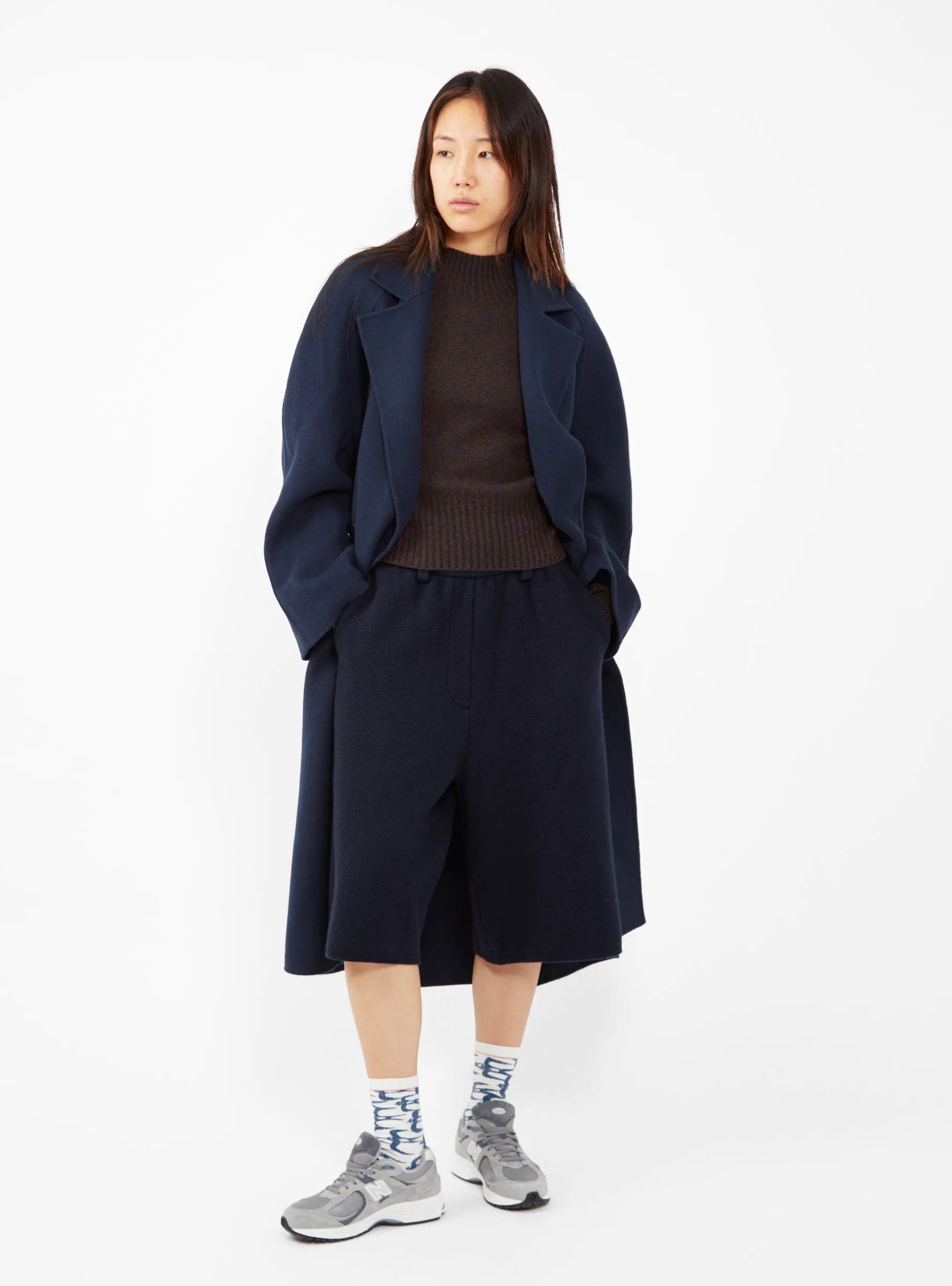 Calu Coat Dark Navy