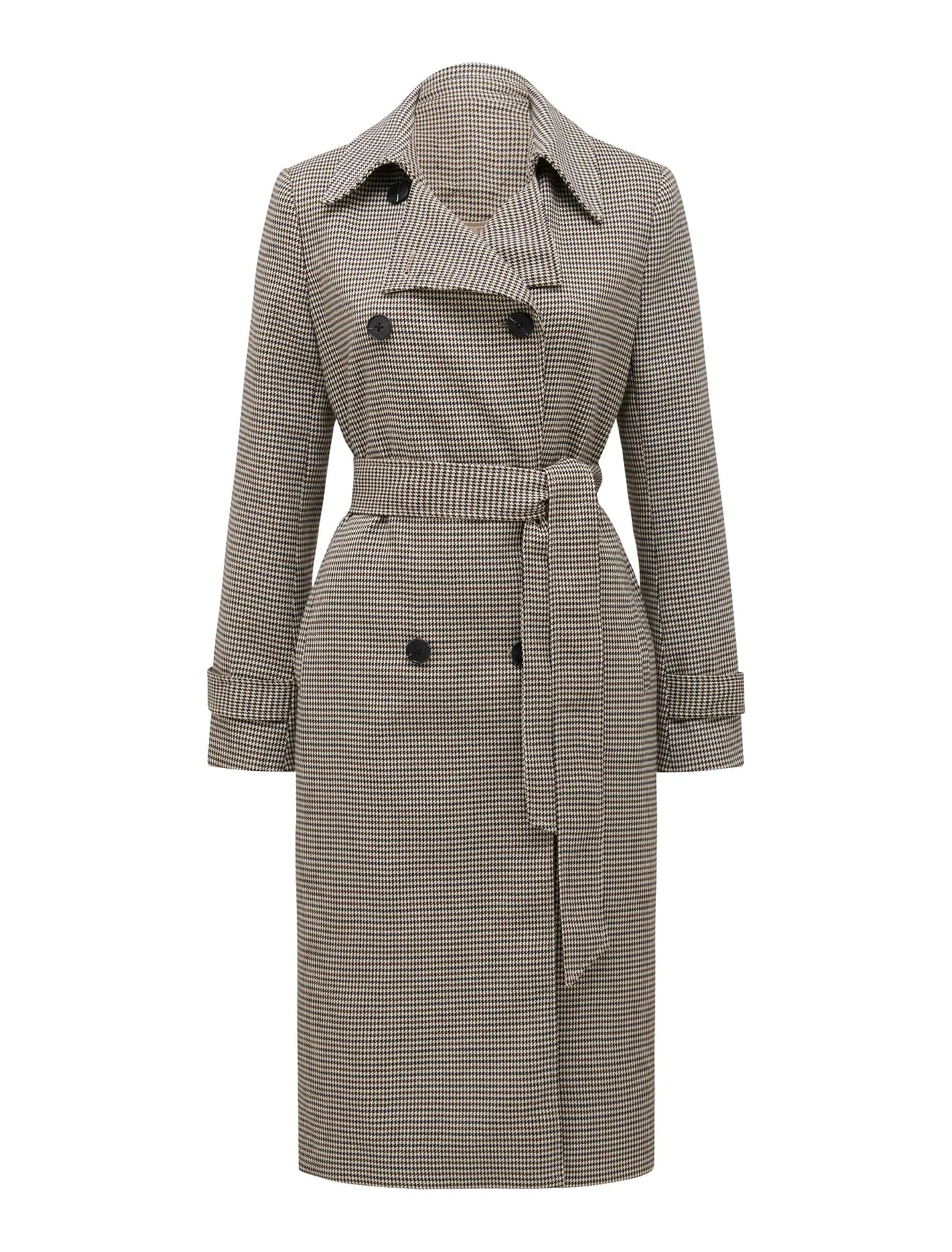 Charlie Check Trench Coat