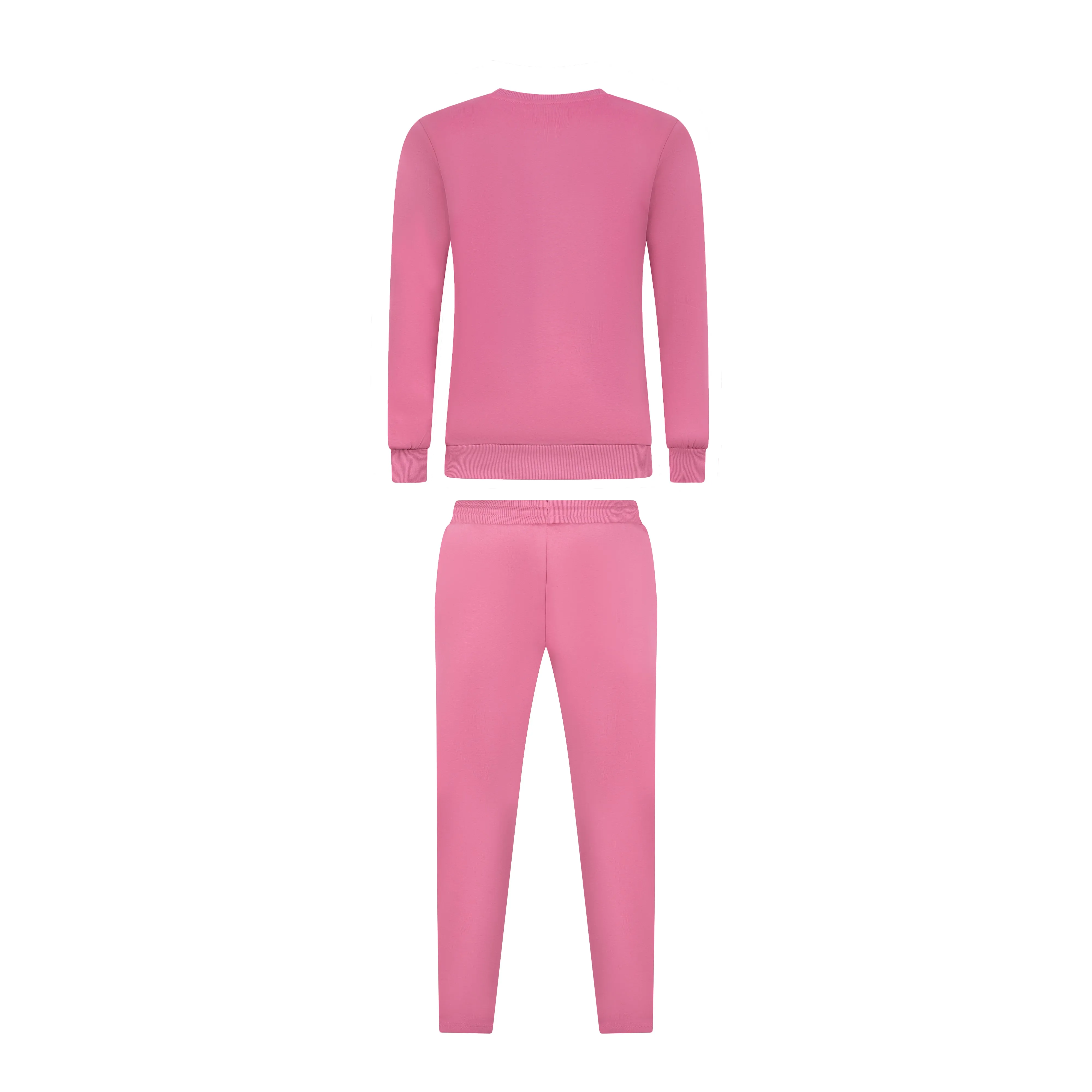 CLASSIC CREWNECK TRACKSUIT - RUST PINK