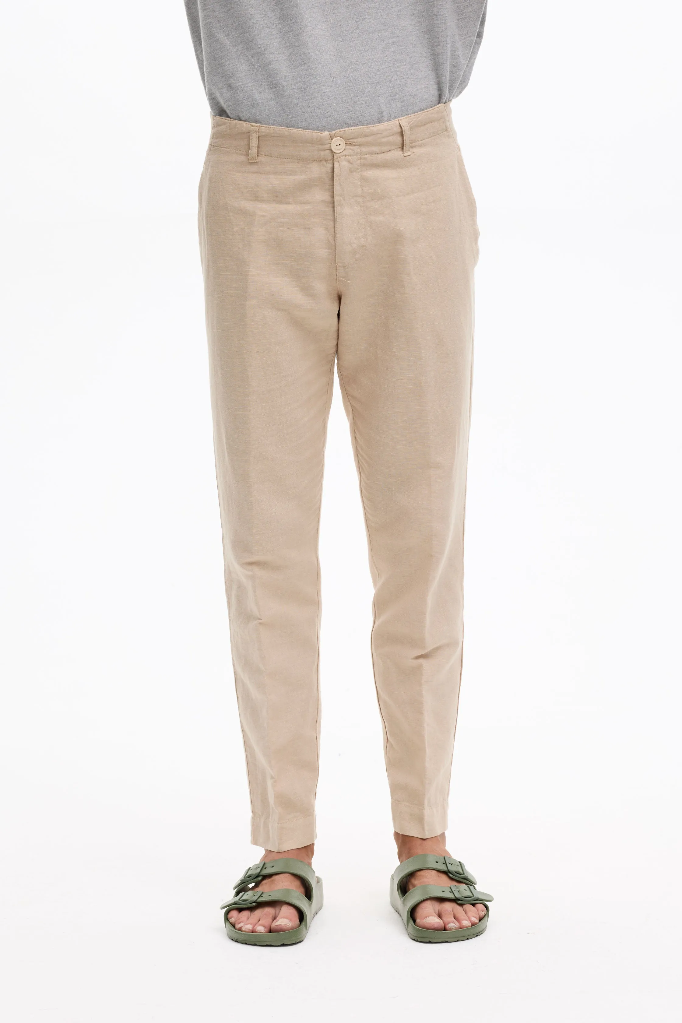 Confort Linen Chino Garment Dyed for Man 013U 7050