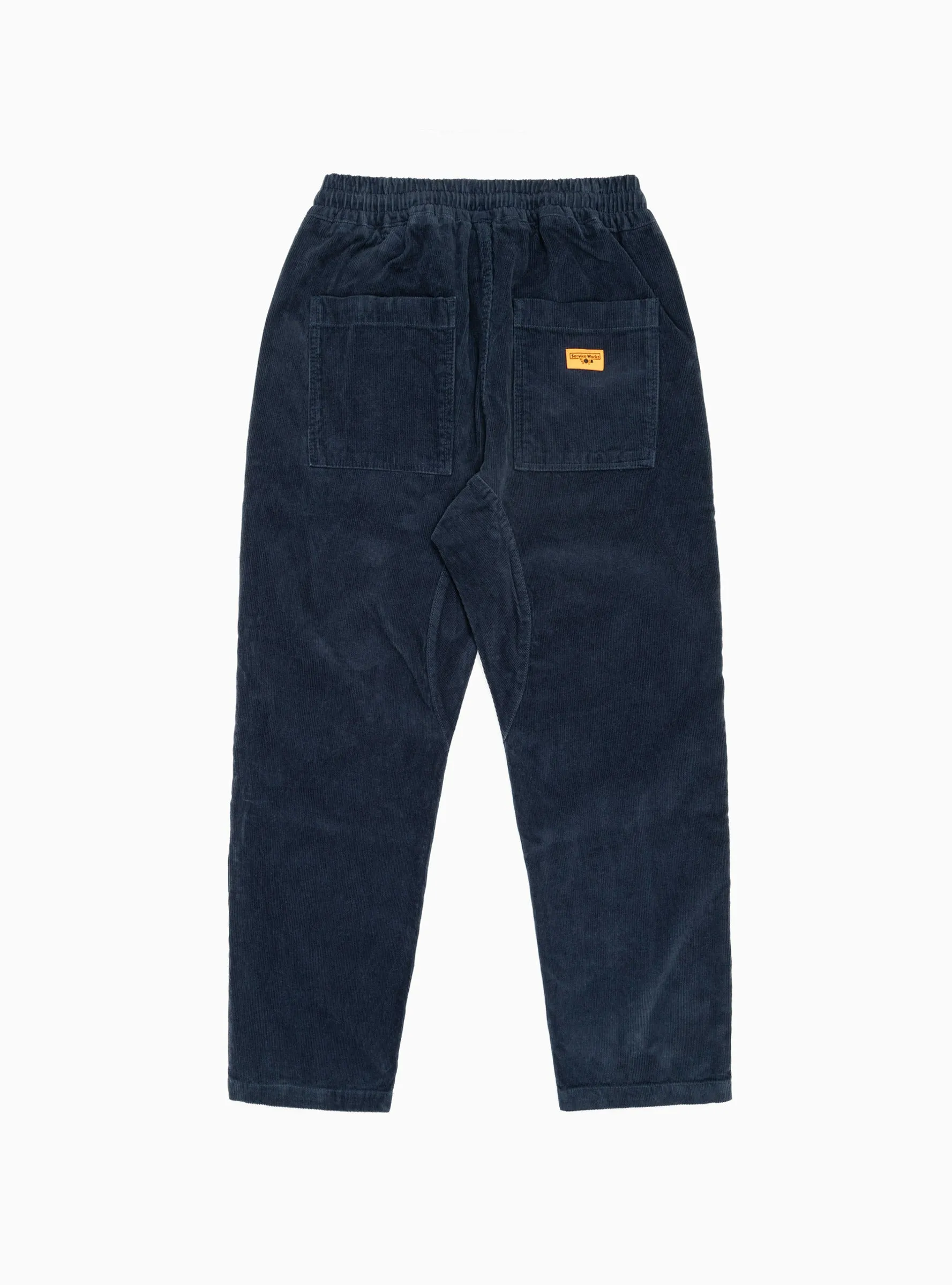 Corduroy Chef Trousers Navy