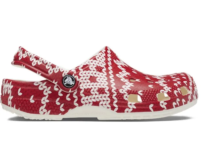 Crocs Unisex Classic Holiday Sweater Clog - Multi