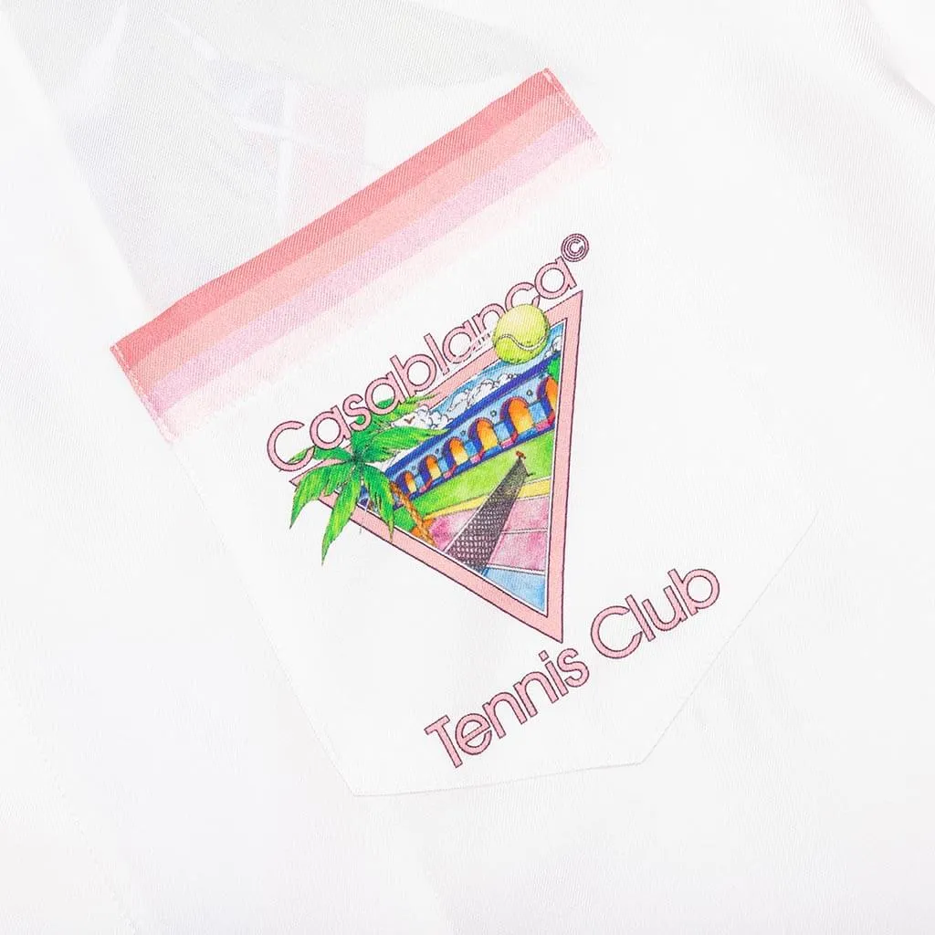 Cuban Collar S/S Shirt - Tennis Club Icon