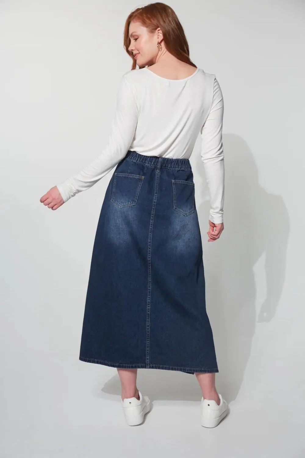 Dalton Denim Skirt | Indigo