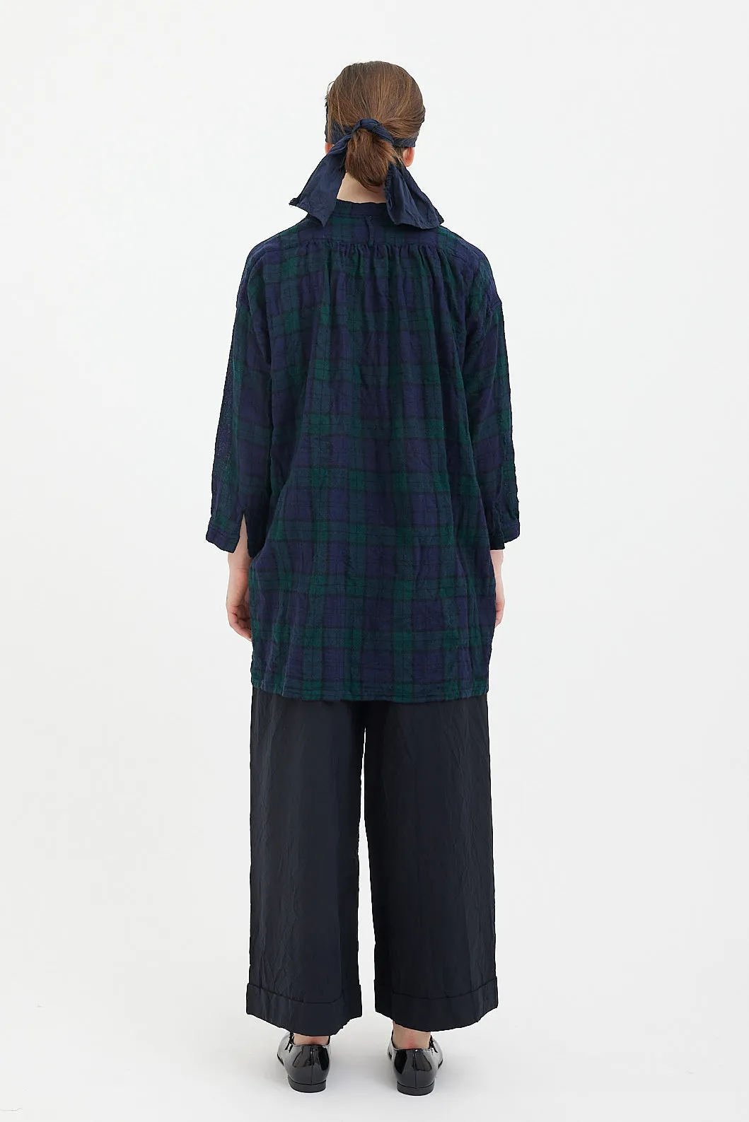 Daniela Gregis - Kora Shirt - Green Blue Black Tartan