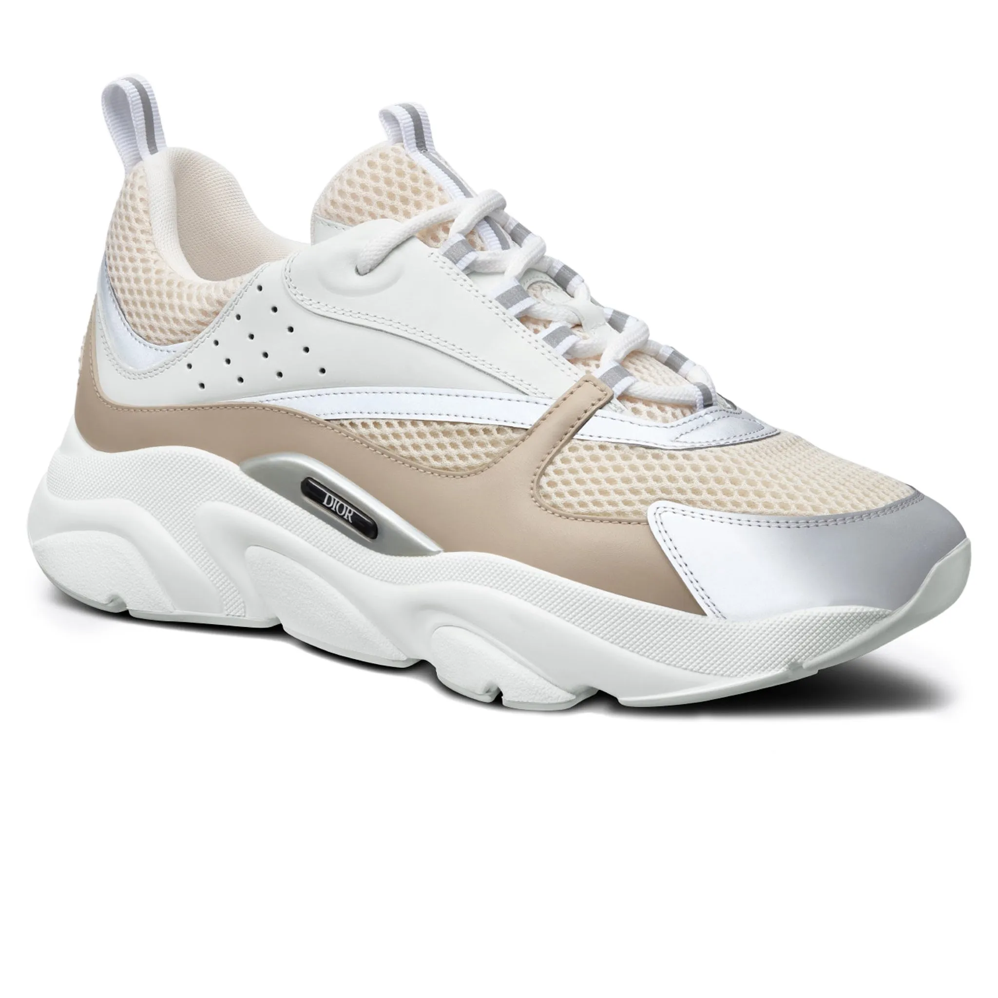 Dior B22 Beige White Calfskin Trainer