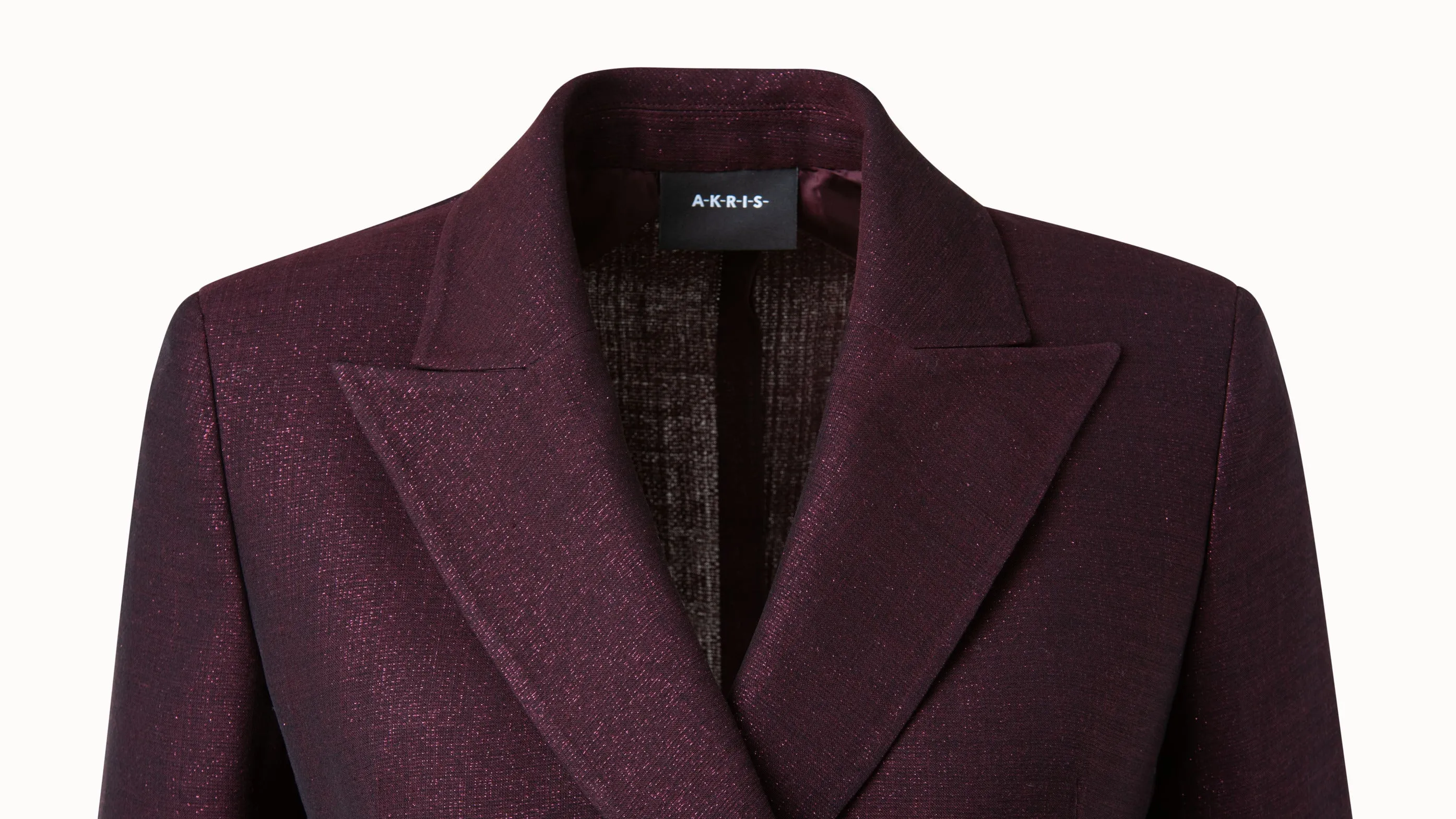 Doppelreihiger Blazer in Woll-Lurex