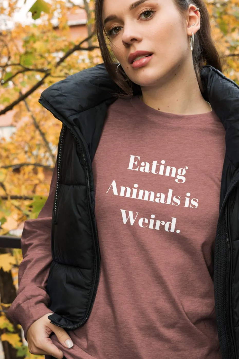 Eating Animals is Weird - Unisex Long Sleeve Tee