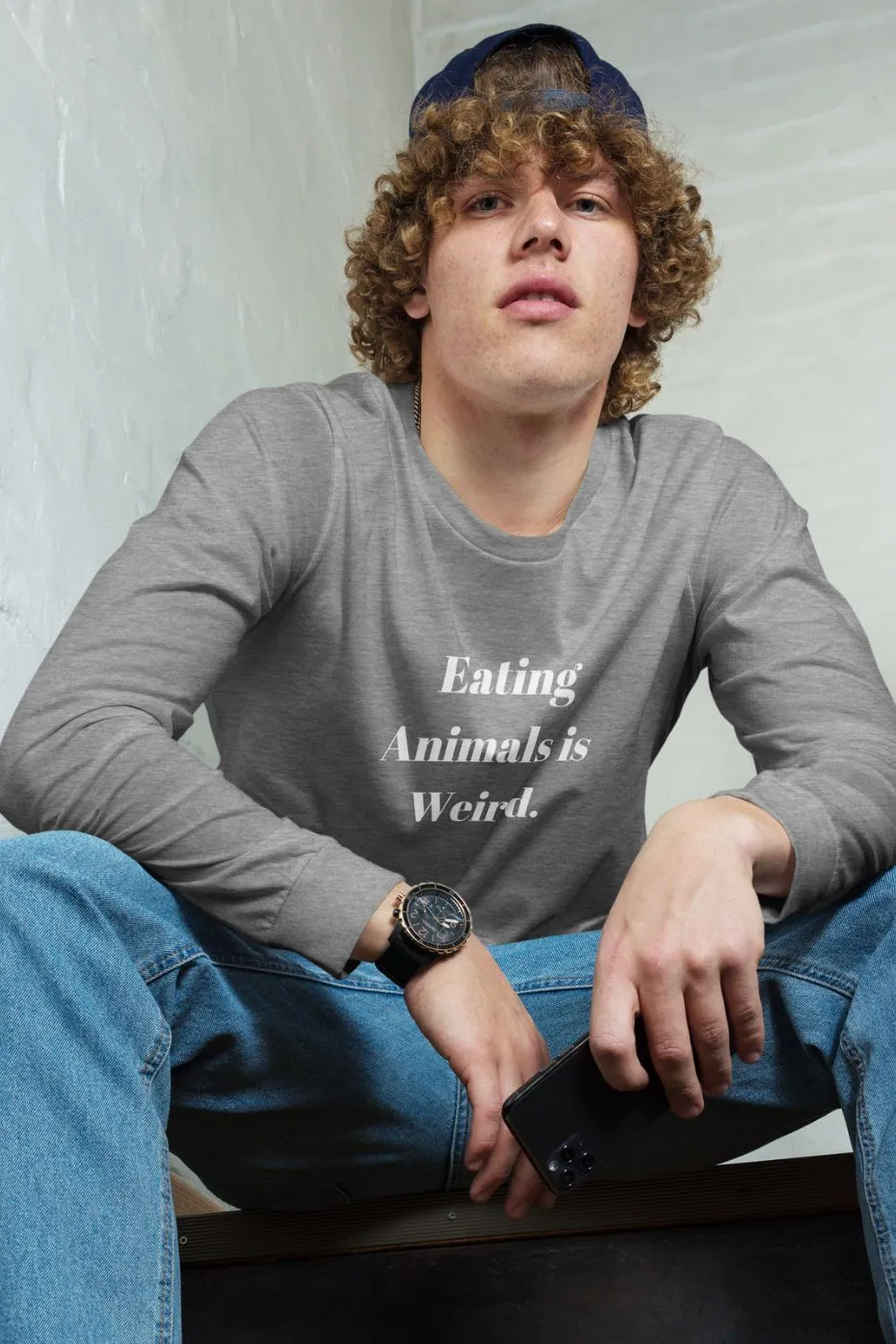 Eating Animals is Weird - Unisex Long Sleeve Tee