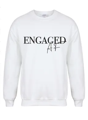 Engaged AF - Non Personalised - Unisex Fit Sweater