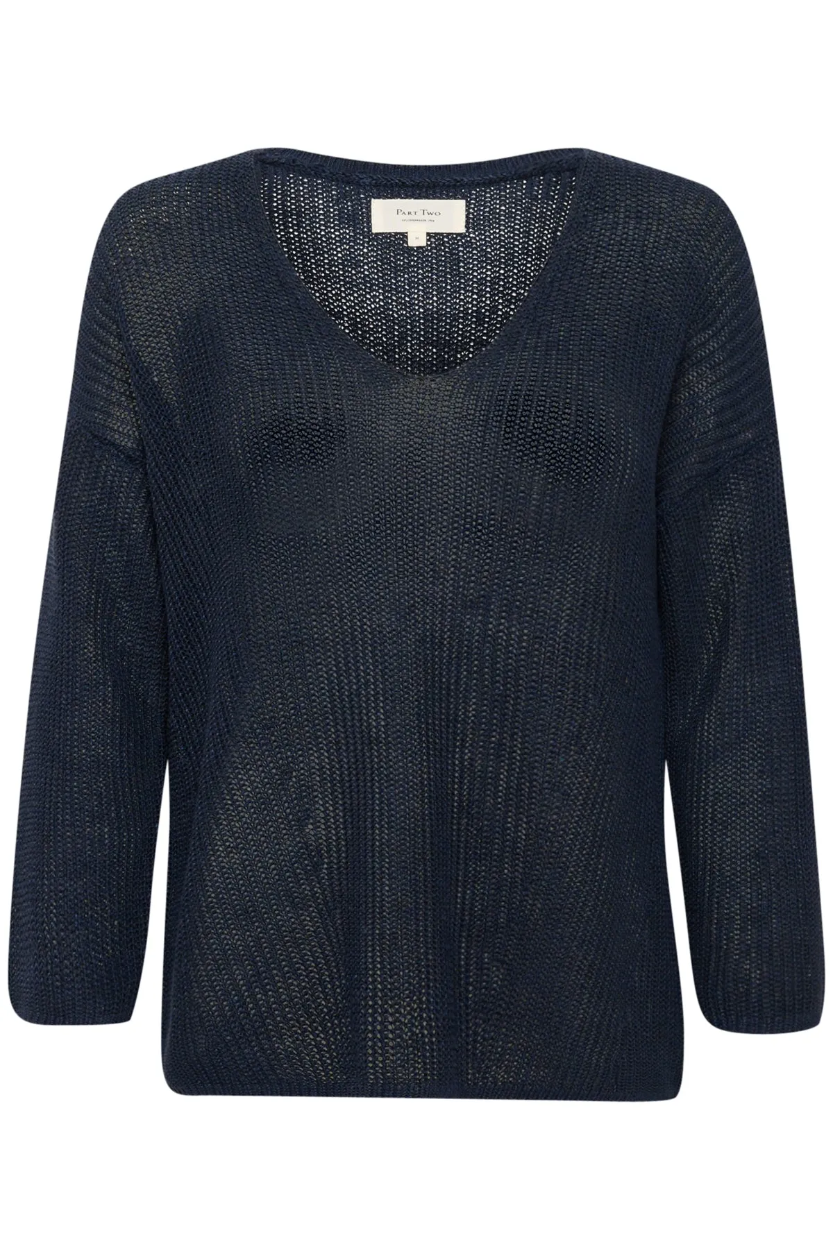 ETRONA LINEN SWEATER (DARK NAVY) - PART TWO