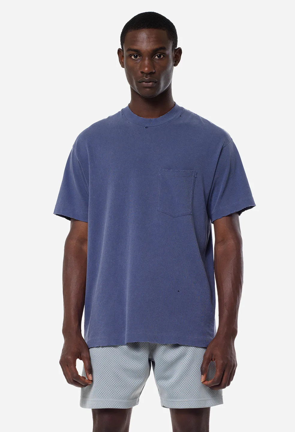 Folsom Pocket Tee / Vintage Cadet