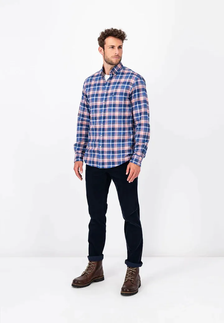 Fynch Hatton Long Sleeve Check Shirt