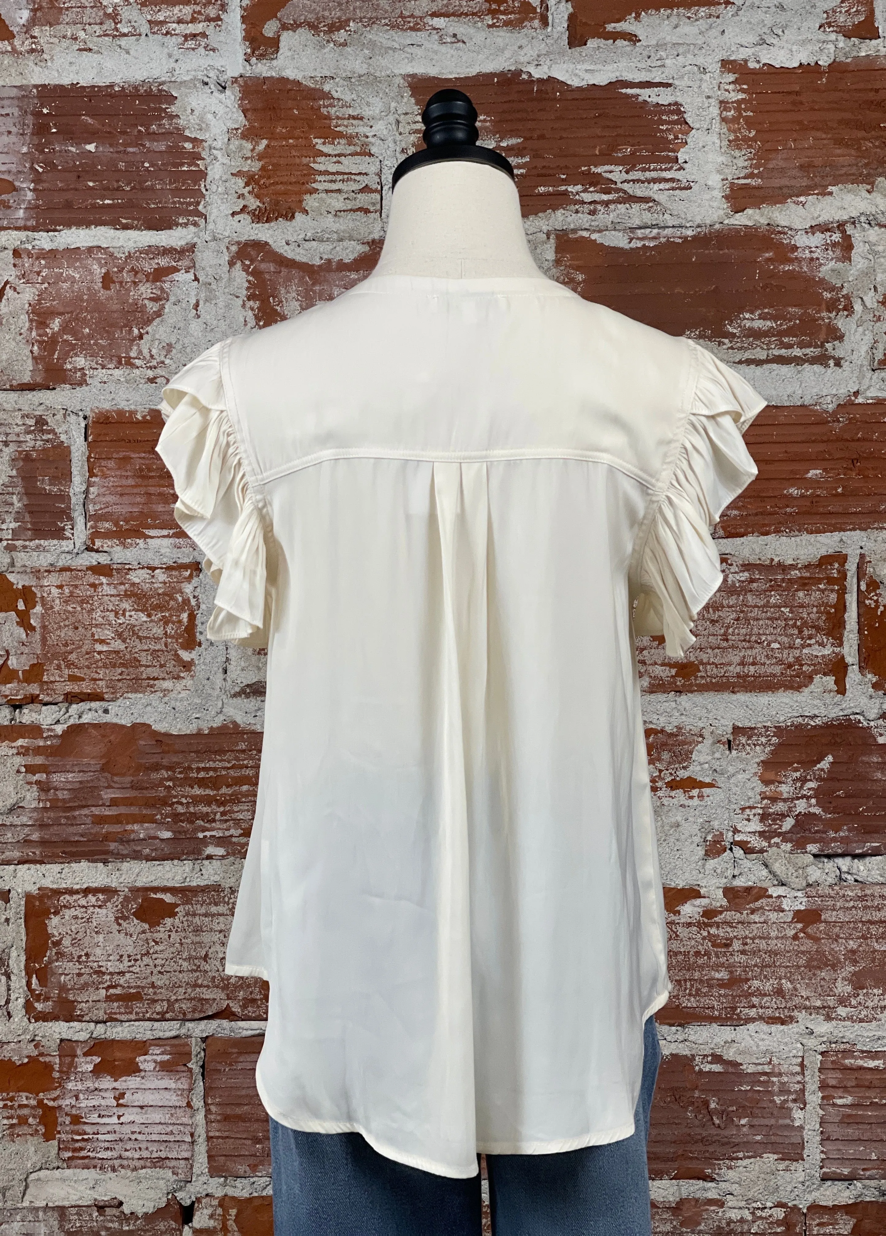 Grace Top in Cream