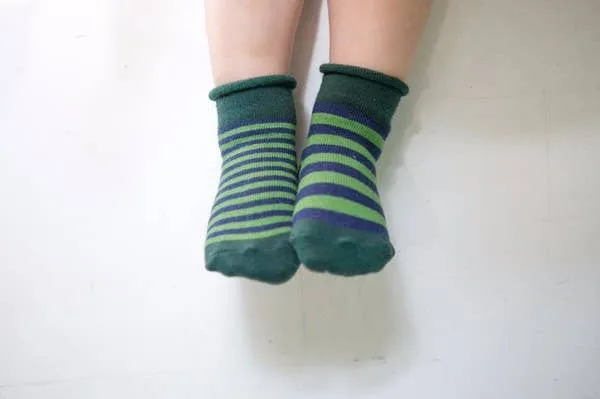 Green Ankle Socks