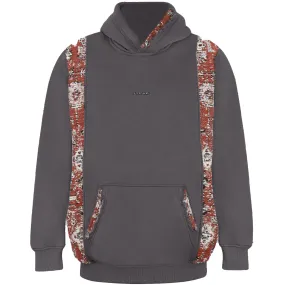 GREY RESURRECTED JACQUARD HOODIE