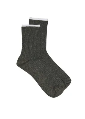 Gustav Adele lurex socks 52909 Strmper - Dusty Grass