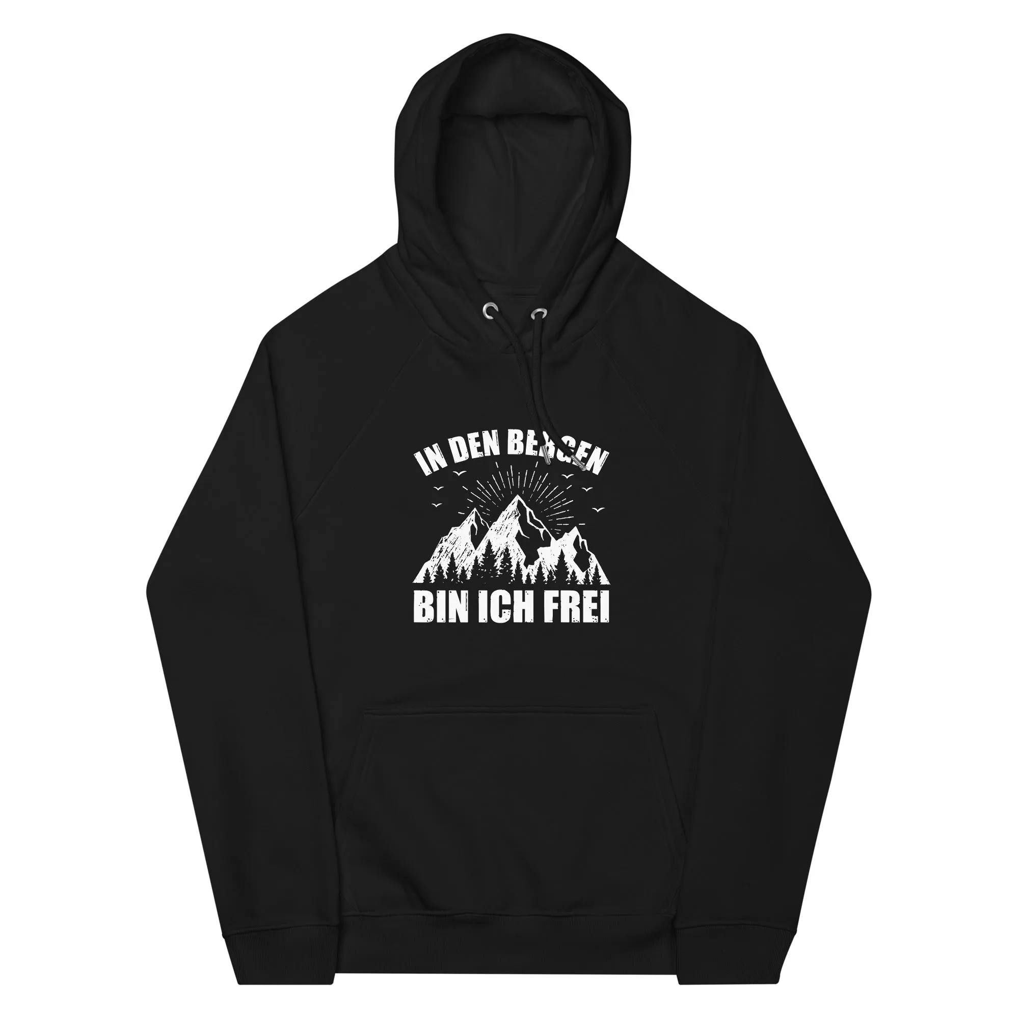 In Den Bergen Bin Ich Frei - Unisex Premium Organic Hoodie