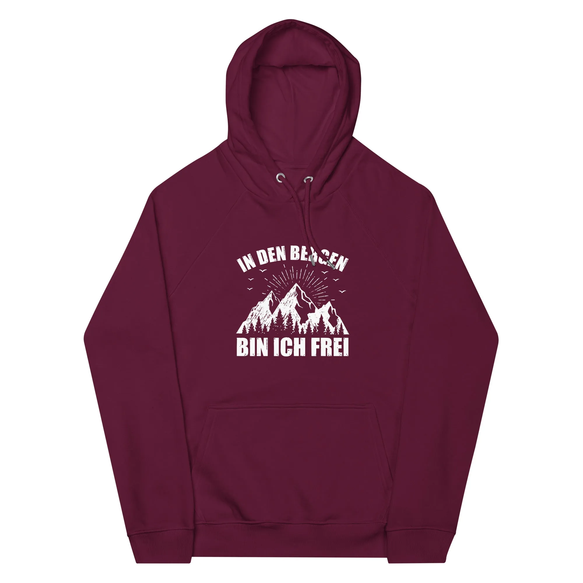 In Den Bergen Bin Ich Frei - Unisex Premium Organic Hoodie