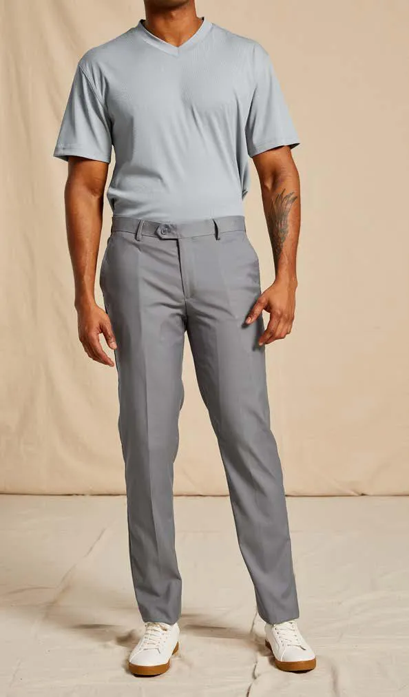 Inserch Slim Fit Flat Front T/R Dress Pant P3999S-11 Navy