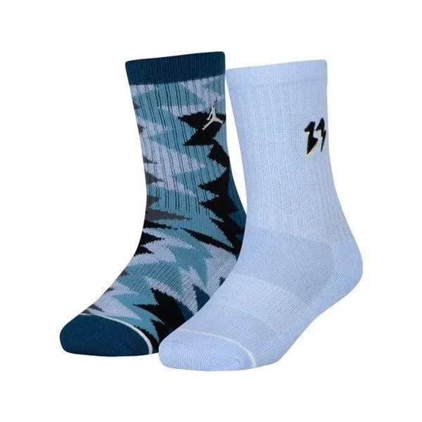 JORDAN MJ FLIGHT 2-PACK CREW SOCKS_  PRESCHOOL BOYS