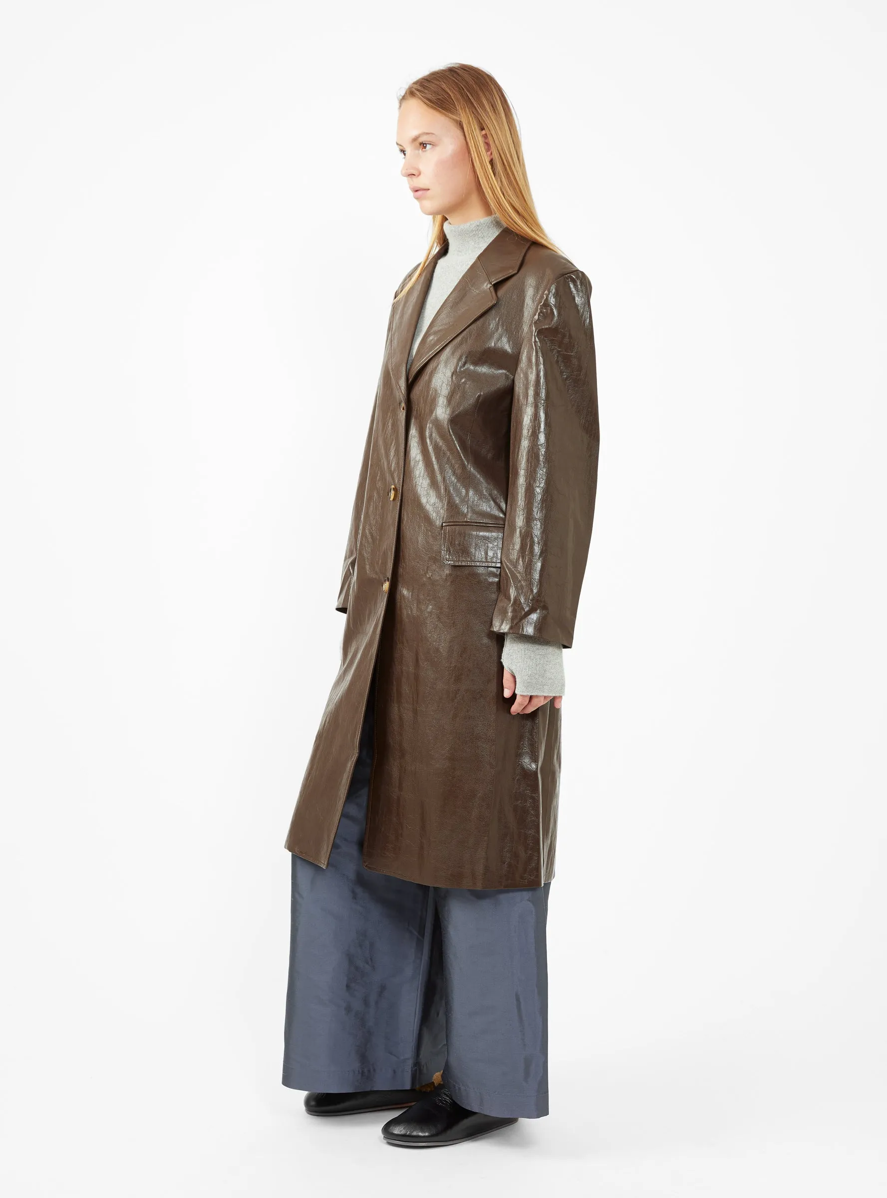 Kara Coat Brown