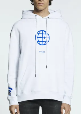 Ksubi Offline Kash White Hoodie