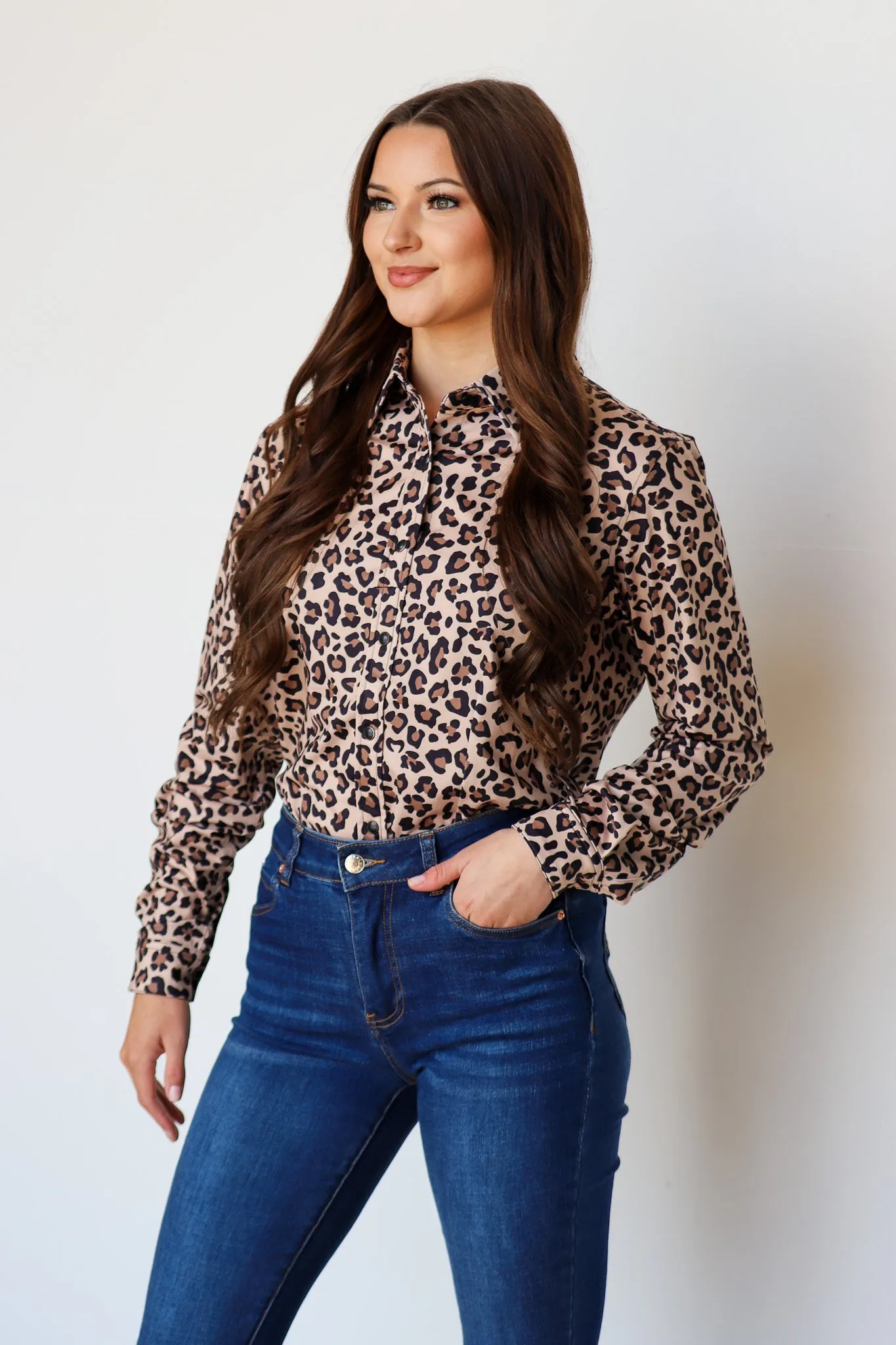 LEOPARD PERFORMANCE RODEO SHIRT (ADULT)