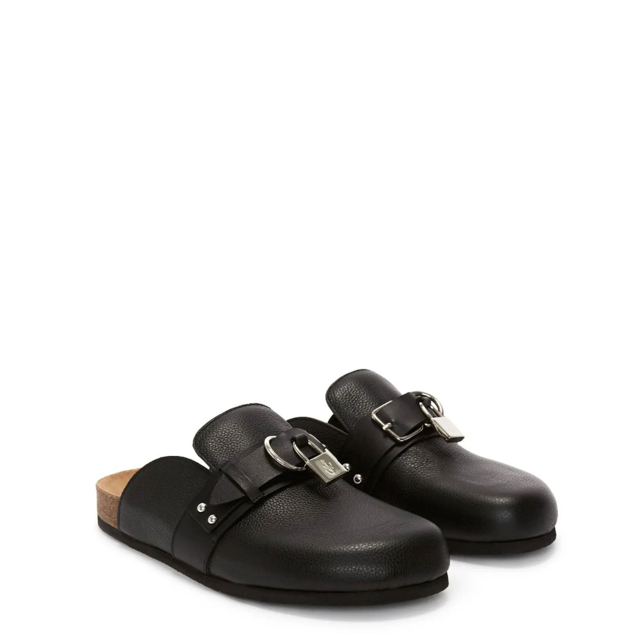 Locket Loafer Slide, Black