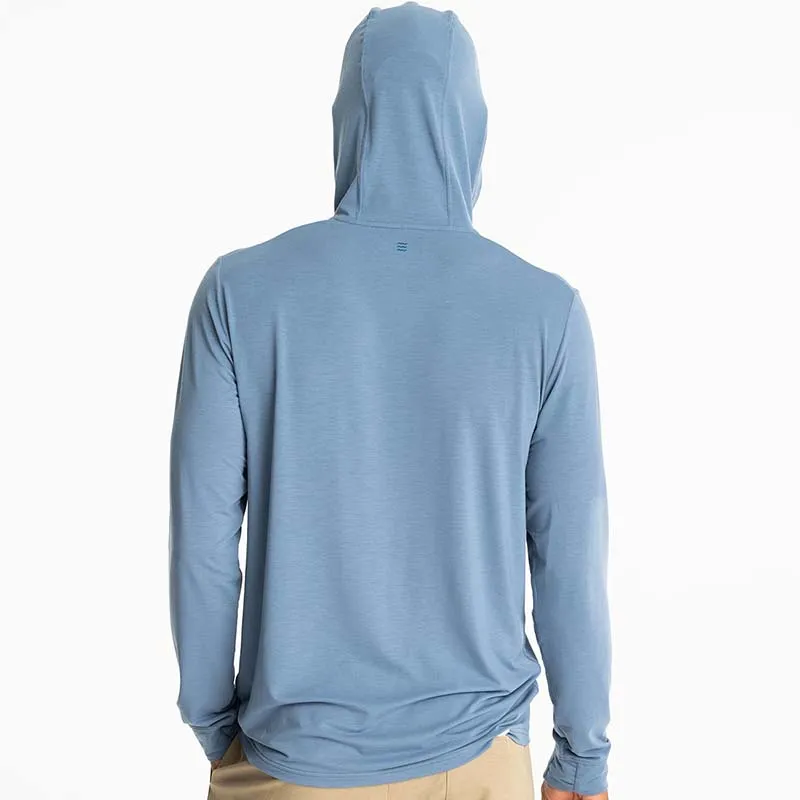 Long Sleeve Elevate Lightweight Hoodie In Bluestone