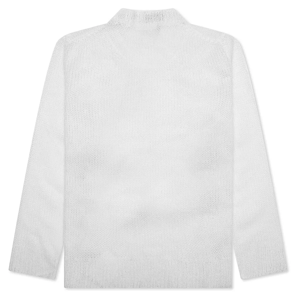 Looking for Miracles Layered Sweater With T-Shirt - Open White