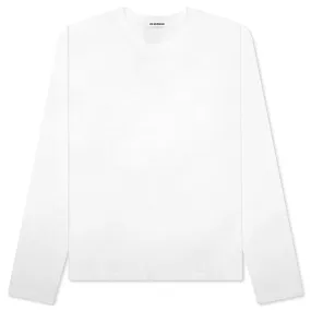 Looking for Miracles Layered Sweater With T-Shirt - Open White